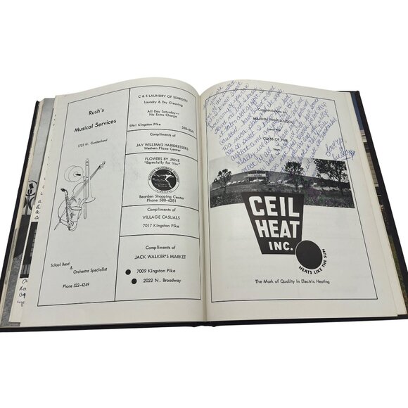 Echo 1966 & 1967 Bearden High School Yearbooks Knoxville TN Signed Pair - Picture 6 of 11